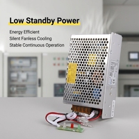 Fuente de Alimentación UPS SC-120-24 de 120W 27.6V 4A con Cargador de Batería para Sistema de Alarma