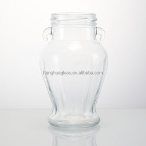 Frasco de Vidrio para Almacenamiento de Alimentos de Cocina de 280 ml, Diseño Personalizado a Precio de Fábrica, para Mermelada, Miel, Encurtidos y Salsas, con Tapa Metálica - Product Image 2