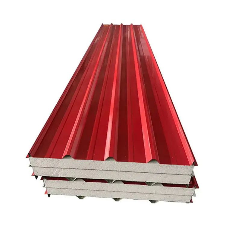 Manufacturer custom color steel corrugated sandwich panels for clean room engineering