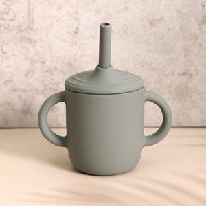 ถ้วยซิลิโคนสำหรับเด็กหัดเดินพร้อมห่วงแขวนสำหรับเด็กปราศจากสาร BPA - Product Image 5