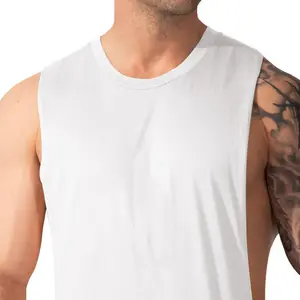 Heren Mouwloos Ronde Hals Gebreide Tank Top Casual Trui Vest