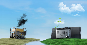 Xách tay 4000W trạm 5120wh <span class=keywords><strong>UPS</strong></span> pin dự phòng 1000W xe năng lượng mặt trời Máy phát điện MPPT điều khiển tinh khiết Sine Wave không dây sạc - Product Image 3