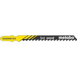 ใบเลื่อยจิ๊กซอว์ Metabo-623690000 'ไม้เร็ว' (25ชิ้น) -ใบมีด4007430439970 EAN และใบมีดตัดแผ่นจิ๊กซอว์ - Product Image 1