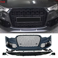 Parachoques Delantero de Repuesto para Auto A6 S6 C7, Estilo RS6, Kits de Carrocería con Rejilla para Audi A6 S6 C7 2012-2015