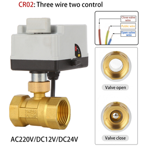 1/2 "3/4" 1 "đồng thau van bi điện cơ giới van bi 3 dây 2 điều khiển van bi điện với công tắc thủ công - Product Image 5