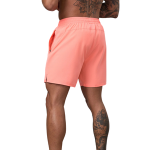 Mens <b>Peach</b> Performance Shorts Elastic Waist Athletic Running Fitness Training Sportswear Activewear Shorts - Product Image 2