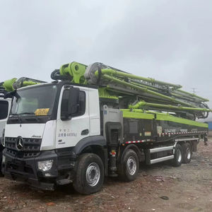 Bomba de Concreto Diésel Usada Zoomlion de 62m Montada en Camión para Venta en Shanghái - Product Image 1