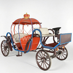 Charrette électrique rétro européenne en forme de citrouille, véhicule touristique sans chevaux en métal pour photographie de mariage, attraction touristique, défilé - Product Image 5