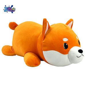 귀여운 오렌지 폭스 포옹 봉제 베개 EN71 사용자 정의 사랑스러운 인형 거짓말 동물 쿠션 슈퍼 부드러운 포옹 봉제 제조 업체 - Product Image 2
