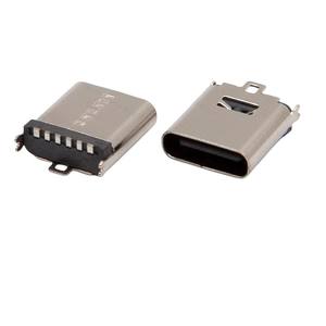 Conector USB Tipo C Hembra 6P SMT de Montaje Vertical para Placa PCB - Product Image 1