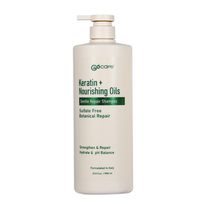 Gocare Shampooing Réparateur à la Kératine 2-en-1 Nourrissant et Lissant Quotidien Renforce les Cheveux Réduit la Casse Cheveux <span class=keywords><strong>Cuir</strong></span> <span class=keywords><strong>Chevelu</strong></span> <span class=keywords><strong>Sensible</strong></span> - Product Image 2
