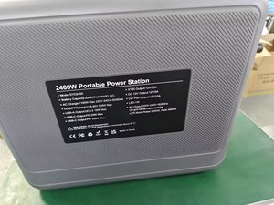 Station d'alimentation portable SAMAS N052 2400W, générateur solaire à onde sinusoïdale pure, LiFePO4, charge rapide, stockage d'énergie solaire extérieur - Product Image 3