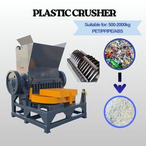 Nuova Macchina Trituratrice ad Alta Efficienza per Riciclaggio Bottiglie di Plastica, Prezzo Competitivo, Trituratore per Fusti/Cesti/Sacchi/Pellicole - Product Image 1
