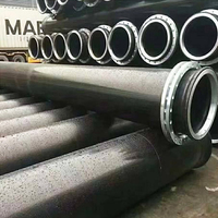 Tuyau flottant en UHMWPE pour résidus miniers, tube de dragage en polyéthylène à très haut poids moléculaire