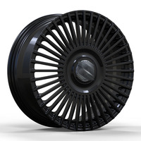 Jantes en alliage à rayons forgés pour voiture AITO JETOUR T2 pour Mercedes pour Benz Compatible Chrome Polish 5x114.3 5x112 5x120 Passager