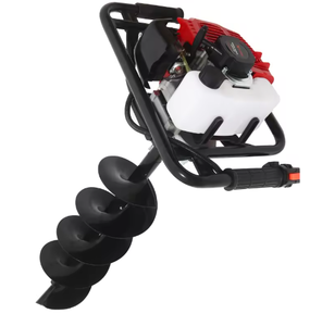Taladro de tierra a gasolina para postes, perforador de agujeros para jardín y granja, broca de acero para plantar árboles, arranque fácil, alto torque, herramienta portátil de calidad para bricolaje, 52CC - Product Image 3