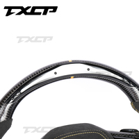 Volant en carbone LED compatible avec Volkswagen Golf8 MK8 MK7 MK6 GTI GTD R-Line R Golf7 Golf6 CC Polo Passat JETTA GTR GTS GTE GLI