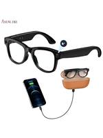 Lunettes Intelligentes IA Huaqiangbei M02 Ultra de Chine avec Étui de Recharge, Caméra 8 Mégapixels et Fonctionnalités de Traduction