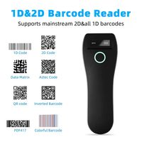 Escáner de Código de Barras JINGXIN 1D 2D CMOS USB Mini de Bolsillo, Lector de Códigos QR Inalámbrico para Supermercado