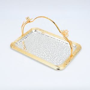 Rectangle Decorative Mirror <b>Tray</b>, French Style, Makeup Organizer, <b>Jewelry</b> Organizer, Serving <b>Tray</b> - Product Image 2