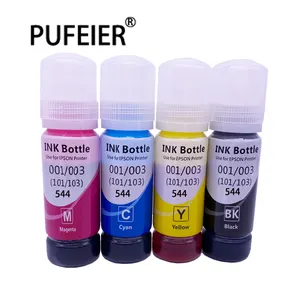 70ML Bottle Printing 544 Refill Dye Ink Compatible For Epson L1110 L3110 L5190 L3150 L3116 L3156 L5196 L3152 Inkjet Printer Ink