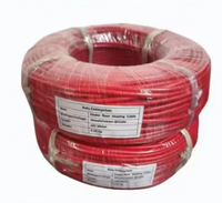 Cable de Calefacción Industrial con Conductor de Cobre, Aislamiento de PTFE y Cubierta de PVC, Sin Juntas, Clasificación IP44, Voltaje Medio, 90°C