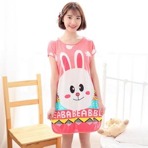 ชุดเดรสใส่กลางคืนสำหรับผู้หญิงชุดใส่ในบ้านผ้าบางนุ่มเซ็กซี่ชุดนอนลายการ์ตูนสำหรับใส่ในบ้าน - Product Image 4