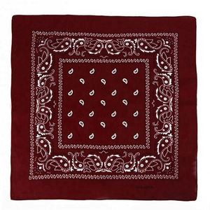 Fashion 18 Colors Paisley Printed Cotton Bandanas Recycled Bandana Square <b>Head</b> <b>Wraps</b> Kerchief Neck Scarf Novelty Cotton Bandanas - Product Image 6