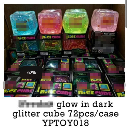 glow cubes in dark