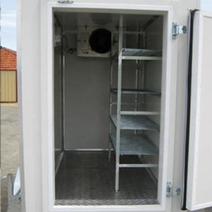 Remorque de chambre froide de congélateur mobile isolé PUR de revêtement PPGL de 8 pieds SUV ou remorques de remorquage de cargaison et de services publics - Product Image 4