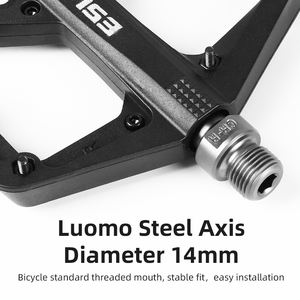 Plataforma de Pedal de Bicicleta Ultraligera de Nailon para Ciclismo de Carretera y Montaña Pedal Antideslizante <span class=keywords><strong>MTB</strong></span> <span class=keywords><strong>Pedales</strong></span> <span class=keywords><strong>Planos</strong></span> para BMX <span class=keywords><strong>MTB</strong></span> - Product Image 5