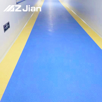 Revêtement de sol homogène en PVC antidérapant et imperméable de 2 mm et 3 mm pour hôpitaux, bus, cliniques dentaires et usages médicaux