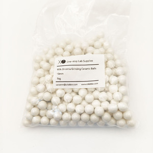Billes de broyage en céramique de zircone à 95 % XZ Lab Supplies, 10 mm, 1 kg, pour usage en laboratoire - Product Image 1