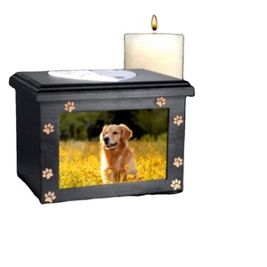 Urna ecológica y biodegradable de madera para cenizas de mascotas, caja conmemorativa para la <span class=keywords><strong>muerte</strong></span> de <span class=keywords><strong>un</strong></span> animal, para entierro o conservación. - Product Image 1