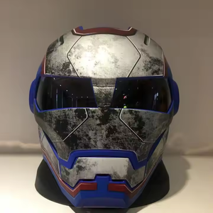 <span class=keywords><strong>Venta</strong></span> caliente ABS Full Face Flip Up Cool Interesante Ironman Máscara <span class=keywords><strong>Casco</strong></span> <span class=keywords><strong>Iron</strong></span> <span class=keywords><strong>Man</strong></span> <span class=keywords><strong>Casco</strong></span> <span class=keywords><strong>de</strong></span> motocicleta - Product Image 6