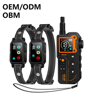 Nhỏ đến lớn trung bình điều khiển từ xa chó đào tạo cổ áo với buzzer rung và nhấp nháy khóa không thấm nước - Product Image 1