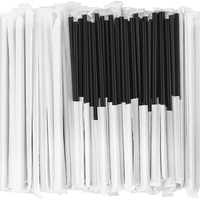 Paille en papier brun PLA biodégradable 6 * jetable pour les fêtes de Noël d'Halloween respectueuse de l'environnement pour les amis