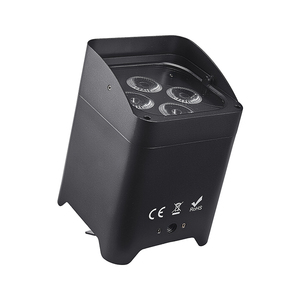 4 projecteurs sans fil 18W RGBWA+UV pour mariage, fête, DJ, scène, avec flightcase - Product Image 6