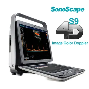 Doppler portátil 3D 4D, Color USG y sonosape S9