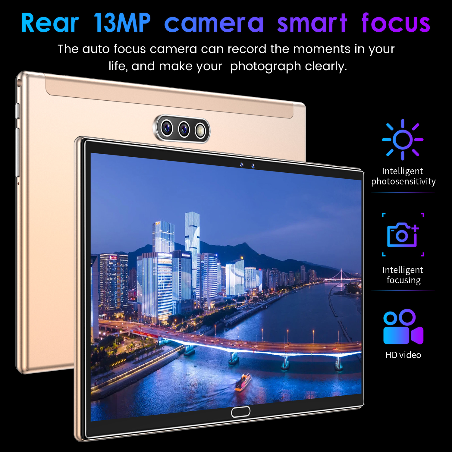 Offre Spéciale tablettes Android 11.0 tablette PC 10.1 pouces 4 + 64 go Wifi Android Tablette pad PC