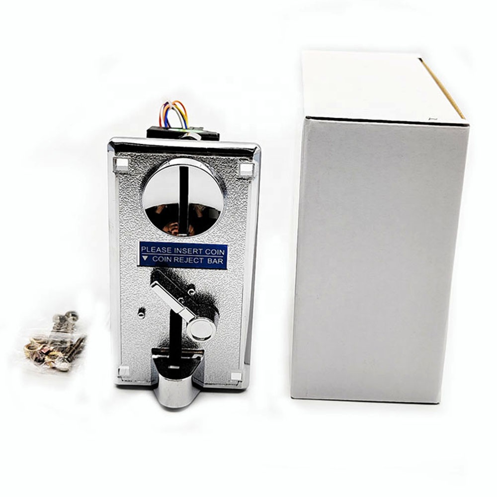 Alloy Panel CPU Coin Selector Manufacturer Electronic for Vending Machine Coin Acceptor with Indicator Light