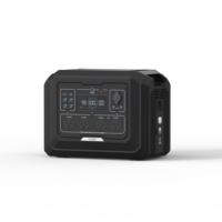 Station d'alimentation portable 2000W 220V pour l'extérieur, stockage d'énergie solaire d'urgence, batterie Lifeo4