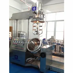 300L Lotion Production Line Vacuum Homogenizer Emulsifying Mixer Cosmetic Beauty Cream Making Machine