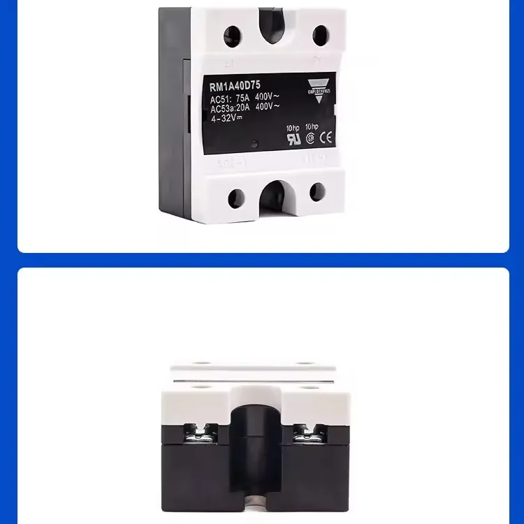 Original new update single phase Solid State Relay RM1A40D75 replacement relay Carlo gavazzi Crydom