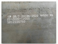 Plaque d'acier résistante à l'usure sur mesure NM400 NM450 NM500, plaque anti-usure robuste AR400 pour machines minières