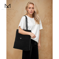 Bolso Tote de Gamuza Alex & Mia para Mujer, Cierre de Solapa, Forro de Poliéster, Suave, Gran Capacidad, Bolso de Hombro para Uso Diario