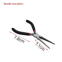 Mini-pince coupante diagonale multifonctionnelle à bec rond et coudé, outils de bricolage pour petits bijoux, en acier au carbone métrique, personnalisable OEM