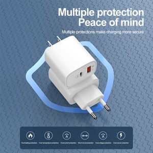 Nouveautés Chargeur mural double port personnalisé PD Charge rapide <span class=keywords><strong>USB</strong></span> Type C QC3.0 Chargeurs portables Chargeur de téléphone <span class=keywords><strong>portable</strong></span> 20w - Product Image 4