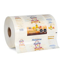 Rouleau de film de poche cornue personnalisé pour mayonnaise-Résistance aux hautes températures Emballage flexible de qualité alimentaire OEM ODM rouleau de film de 35mm
