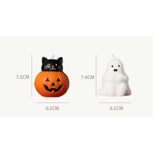 Halloween Home Decor Soy <b>Wax</b> <b>Candle</b> Wholesale Creative Ghost Shape Smokeless Fragrance Gift Box Advanced Atmosphere Aromatherapy - Product Image 3